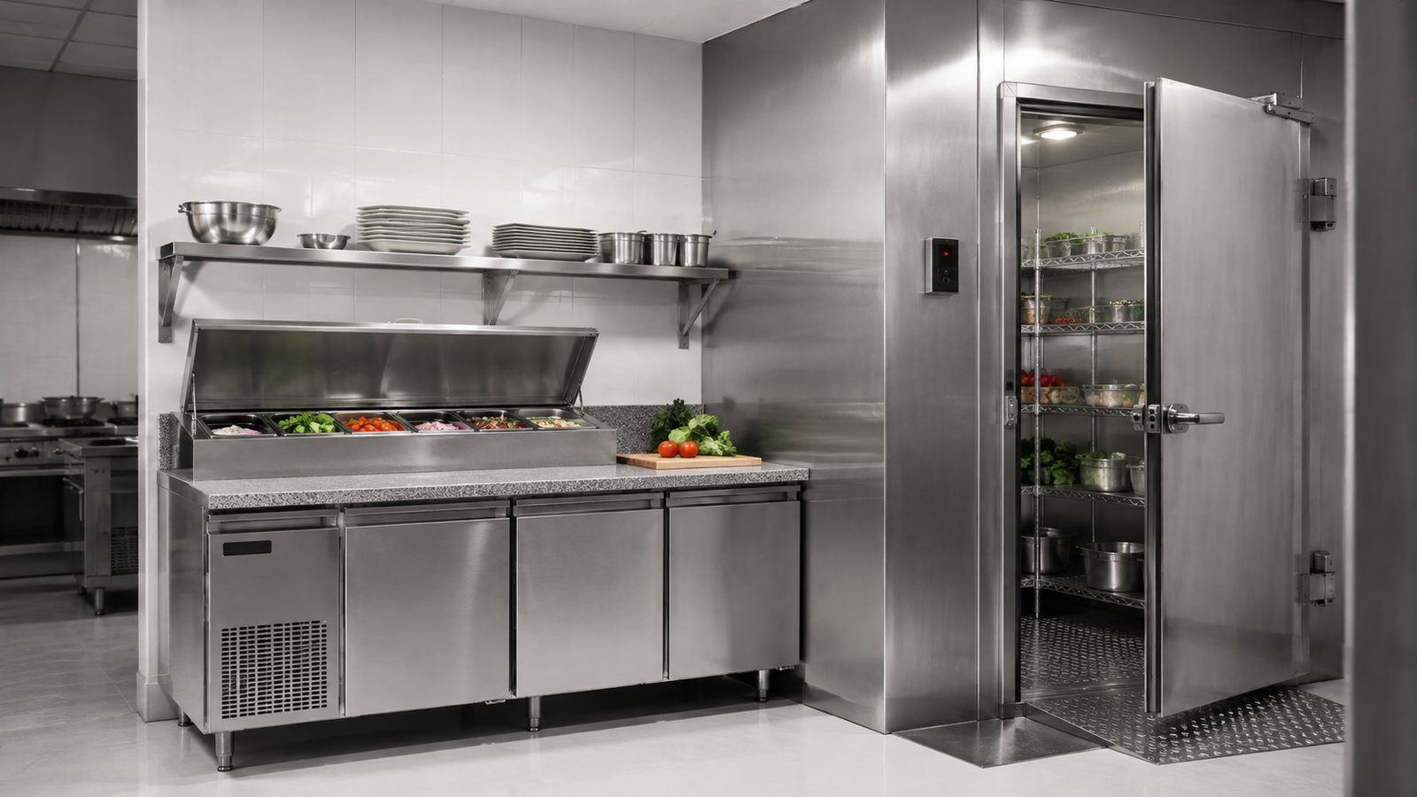 Refrigeración comercial: mesones refrigerados vs cámaras de frío